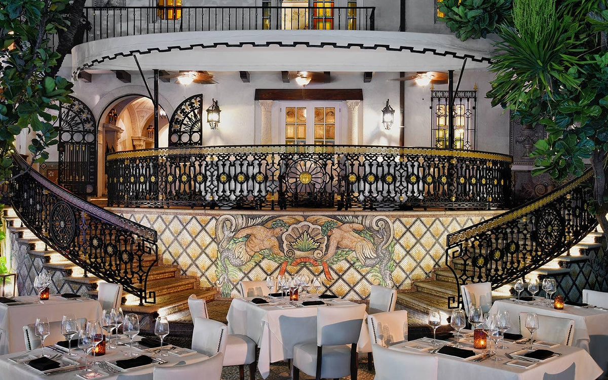 Metal Gate and Outdoor Lighting