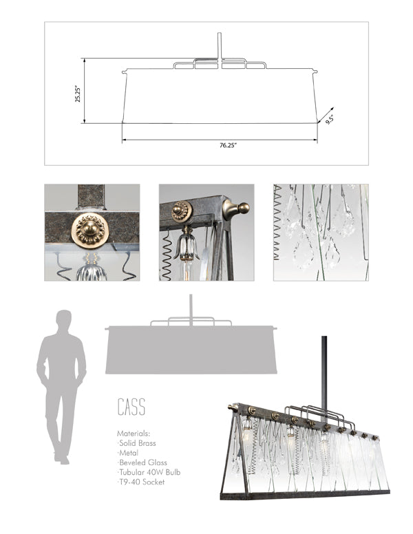 Cass Chandelier 73